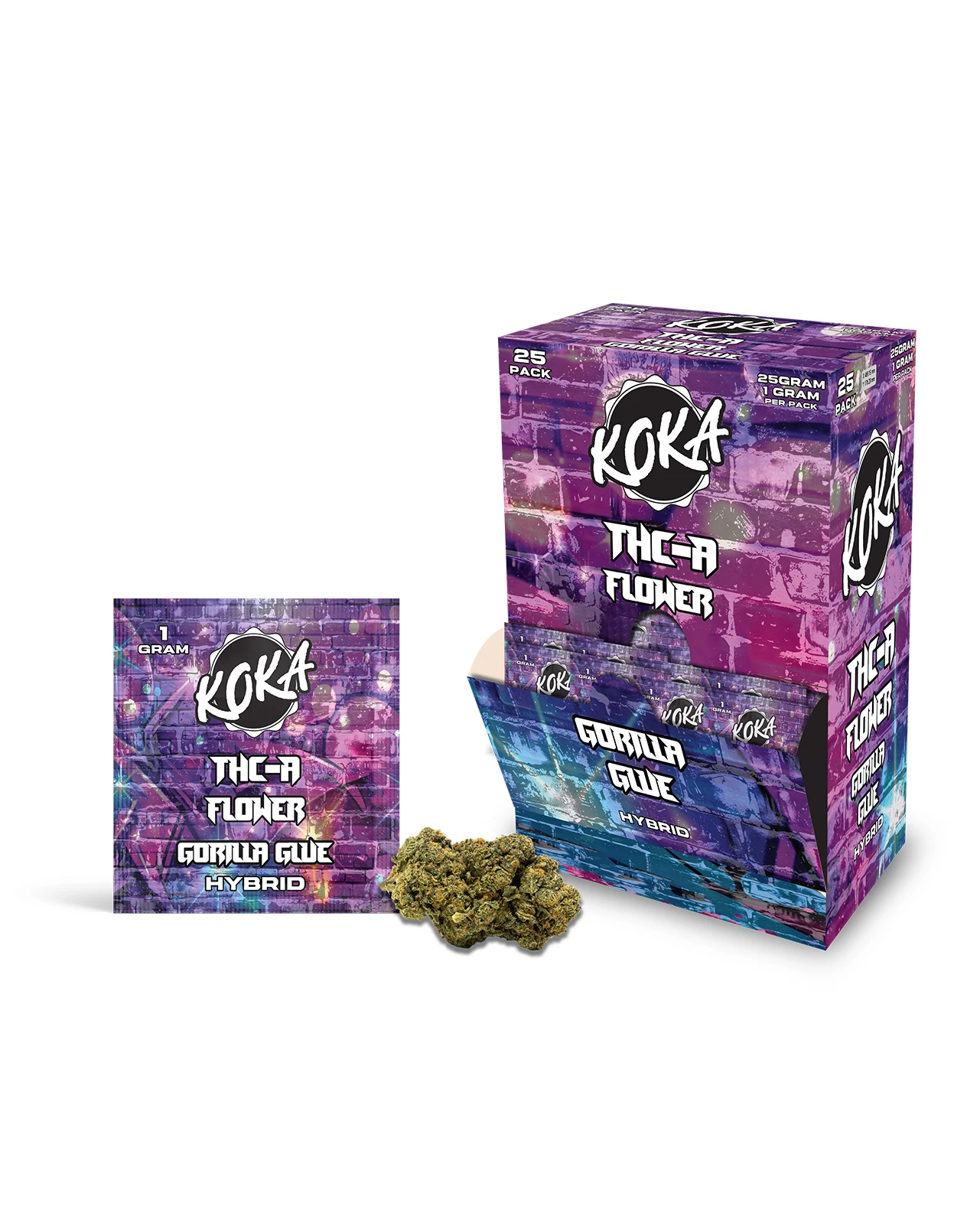Koka THC-A Flower | Gorilla Glue | Hybrid - 1 Gram - Image 2