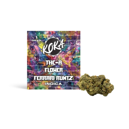Koka THC-A Flower Ferrari Runtz Indica 1 Gram