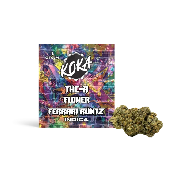 Koka THC-A Flower Ferrari Runtz Indica 1 Gram
