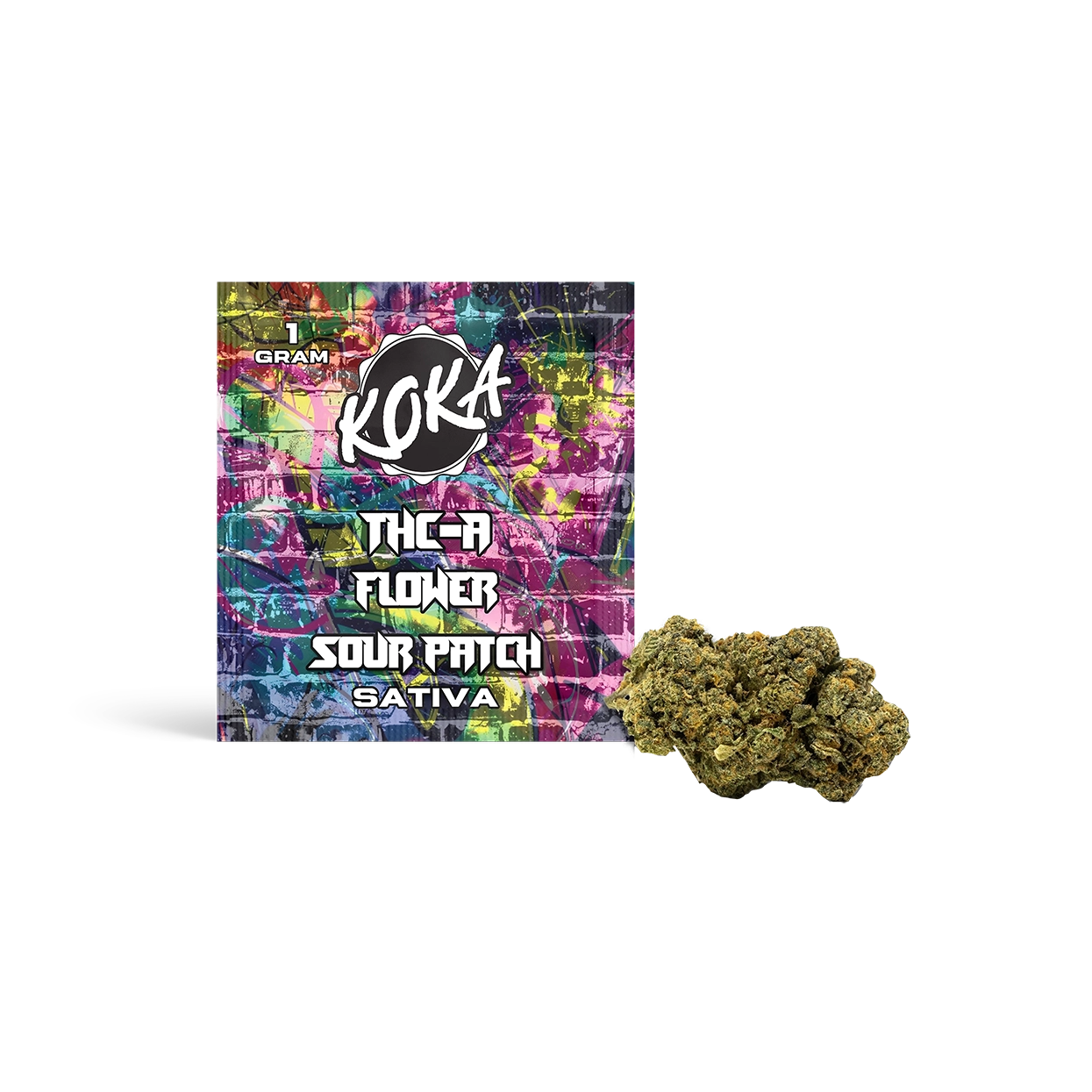 Koka THC-A Flower | Sour Patch | Sativa - 1 Gram